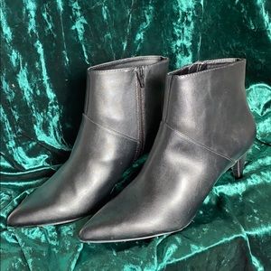 Brand new, black ankle boots